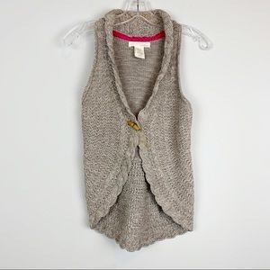 🍂 Designer knit sweater vest for girls